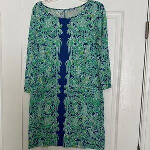 Lilly Pulitzer 3/4 sleeve dress Sz Lg